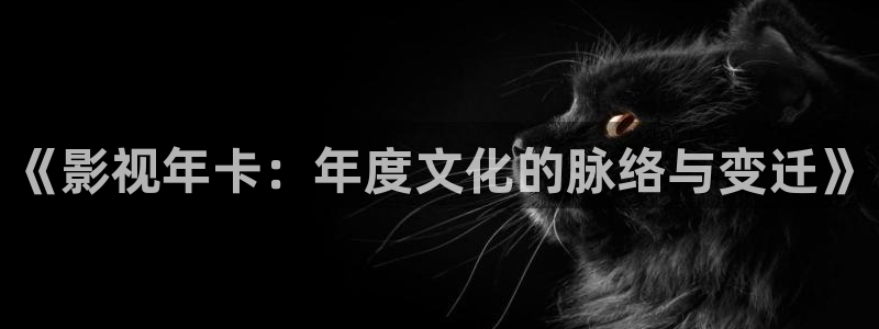 好看影院大全：《影視年卡：年度文化的脈絡與變遷》